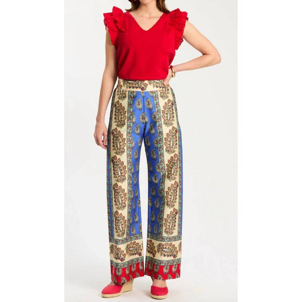 NEW TYLER BOE gianna bandana pant in multi